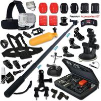 Xtech® Premium Accessory KIT for GoPro Hero4 Session, Hero4 HERO 4, Hero 3, Hero 3+ Hero 2 Hero2 and All GOPRO HERO Cameras Includes: 3 in 1 Monopod + Chest / Head Mounts + MORE
