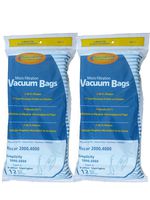 EnviroCare 24 Riccar 2000 4000 Simplicity 5000 6000 Type A Upright Vacuum Cleaner Bags Bernina, Fuller Brush, Panasonic, Belvedere