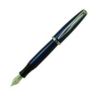 MONTEVERDE Aldo Domani Fountain Pen - Broad Nib, Black Ink Fountain Pen, Blue (MV59621)