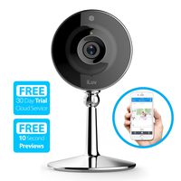 iLuv mySight Wi-Fi Cloud-Based HD Video Camera for Home and Business Monitoring with Cloud Recording, Motion and Noise Detection, Mobile Alerts, Two-Way Audio, Digital Zoom, and Night Vision