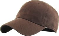 KB-LOW BRN Classic Cotton Dad Hat Adjustable Plain Cap. Polo Style Low Profile (Unstructured) (Classic) Brown Adjustable