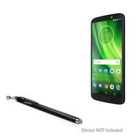 Motorola Moto G6 Play Stylus Pen, BoxWave [EverTouch Capacitive Stylus] Fiber Tip Capacitive Stylus Pen for Motorola Moto G6 Play - Jet Black
