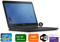 Dell Latitude E7450 14" Touchscreen Ultrabook, Intel i5 5200U 2.2Ghz, 8GB DDR3 RAM, 512GB SSD Hard Drive, 1080p FHD, HDMI, Webcam, Windows 10 (Renewed)