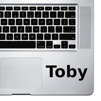 (2X) StickAny Palm Series Toby Sticker for MacBook Pro, Chromebook, and Laptops (Black)