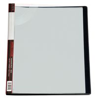 Lion Insta-Cover Presentation Display Book, 12-Pocket, Black, 1 Book (42512-BK)