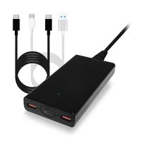 BatPower UL Listed 120W 90W USB-C Charger for HP Spectre X360 Lenovo Apple Dell XPS Razer Blade Stealth Pro MS Surface Book 2 Pro X 7 Laptop 3 USB C Power Supply Adapter USB QC3.0 -Connector Type C