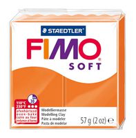 Staedtler FIMO Soft Polymer Clay - -Oven Bake Clay for Jewelry, Sculpting, Crafting, Tangerine 8020-42