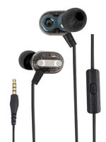 Earbuds/Earphones with Mic : Noise Isolating Passive Canceling Bass Driver, in-Line Microphone with Phone Controls, IEM in-Ear Headphones, Ultra Clear Sound : The Audiophile Cobalt