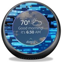 MightySkins Skin Compatible with Amazon Echo Spot - Space Blocks | Protective, Durable, and Unique Vinyl Decal wrap Cover | Easy to Apply, Remove, and Change Styles | Made in The USA