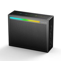 German IF Design Award Mini Portable Wireless Bluetooth Speaker with Spectrum Light, Intelligent Noise Reduction, Subwoofer Enhancement, Touch Button, Built-in Mic, for iPhone, Samsung, etc