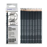 Drawing Pencils 14pcs/set 12B 10B 8B 7B 6B 5B 4B 3B 2B B HB 2H 4H 6H Graphite Sketching Pencils Professional Sketch Pencils Set for Drawing