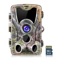 crenova 20MP Wildlife Hunting Trail Camera with 32GB SD Card Included (Camouflage)