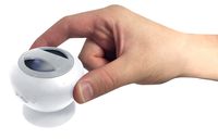 Hype Bluetooth Mini Speaker and Mobile Stand for Cellphones - Retail Packaging - White