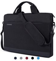 14-15 Inch Laptop Shoulder Bag Compatible 15 Inch MacBook Pro Touch Bar A1990 A1707 2018 2017 2016,14 Inch ThinkPad Chromebook,Acer Chromebook 14,HP Chromebook 14/Stream 14 and Most 14" Notebook,Black