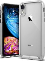 Caseology Skyfall for iPhone XR Case (2018) - Clear Back & Slim Fit - Silver