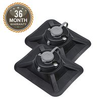 HITORHIKE Fishing Rod Holder Rib Mount Type Without Glue 5.98"x4.52"x1.96" Fits to Inflatable Boat and Area Beyond 6"x4.6" (Rib Mount x2)