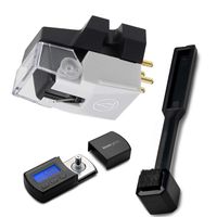 Audio-Technica VM670SP Stereo Turntable Cartridge with Knox Gear Digital Turntable Stylus Scale and Stylus Cleaning Brush
