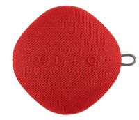 Coby True Wireless Bluetooth Speaker w/Mic | Loud HD Sound | IPX5 Waterproof for Camping, Shower, Travel, Beach Listening |12 Hours of Music | Compact, Portable, and Rechargeable (Red)