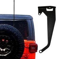 Jeep Wrangler JL/JLU Premium Antenna or Flag Mount Bracket for Passenger Side CB NMO FRS GMRS HAM 2018 2019 2020 & UP