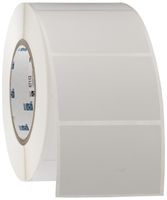 Brady THT-19-449-1 3" Width x 2" Height, B-449 Removable Polypropylene, Matte Finish White Thermal Transfer Printable Label (1000 per Roll)