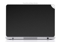 Laptop VINYL DECAL Sticker Skin Print Carbon Fiber Black Grey Pattern Background fits Latitude E6440