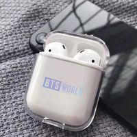 babyhealthy Kpop BTS Airpods Cases Jung Kook Suga V Jimin Protective Transparent Cover Case for Airpods