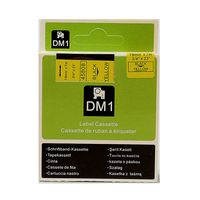 Hartwii Black on Yellow Label Cassette Compatible for DYMOD1 45808 Label Tape 19mm 7m ( 3/4 x 23")