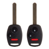 ECCPP Replacement fit for Uncut 313.8MHz Keyless Entry Remote Key Fob 03-2007 Honda Accord/ 05-2006 Honda CR-V/ 2010 Honda Element OUCG8D-380H-A (Pack of 2)