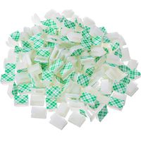 Hicarer 200 Pieces White Wire Adhesive Cable Clips Car Cable Tie Cable Management Cable Wire Clamps Wire Holder Organizer for Car, Office and Home