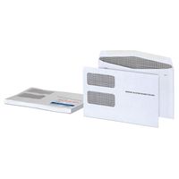 TOPS 1099 MISC, R & DIV Double Window Security Tint Gummed Envelopes for Laser Tax Forms, 9 x 5-5/8, 24 Envelopes per Pack (TX2222) Made in the USA