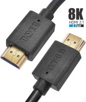 UCEC 8K HDMI Cable, HDMI 2.1 Ultra High Speed 120Hz HDR 48Gbps Enhanced Audio Return (eARC) and Dolby Atmos (6 Feet)
