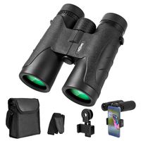 Binoculars for Adults 10x42, Waterproof Compact Binoculars with BAK4 Prism FMC Lens, Portable Binoculars for Bird Watching, Traveling, Stargazing, Hunting, Concerts, Sports