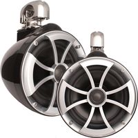 Wet Sounds ICON 8" Black Swivel Clamp Tower Speakers- Pair (Certified Refurbished)