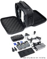 Profession Protective Case for DJI Spark Portable Mini Quadcopter Drone, Super Strong and Ultra Light Weight with shoulder strap, Briefcase Design, Double side Open separated compartments (Black)