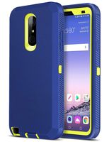 LG Stylo 4 Case, iMangoo Armor Cover for LG Stylus 4 Plus Heavy Duty Case LG Q Stylus Protective Shell Sports Rugged Bumper Shockproof Full Body Non-Slip Matte Phone Case for LG Stylo 4 Navy Blue