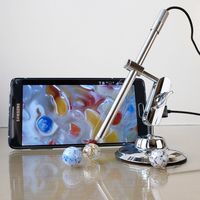 USB Microscope, Teslong Portable Multi-Function Soldering Magnifier Camera with 10-200 Magnification IP67 Waterproof for Android, Mac and Windows PC