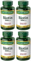 Biotin 5000 mcg, 150 Rapid Release Softgels (4 Bottles)