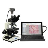 OMAX 40X-2000X Super Speed 5MP USB3 Phase Contrast Trinocular LED Microscope with Turret Phase Disk