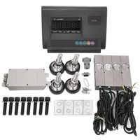 Mophorn 2.5T Livestock Scale Kit 5000LBS High Precision Indicator Floor Scale Kit Waterproof Material Animal Scale Kit for Hogs Goats Sheep Alpaca