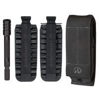 LEATHERMAN - 42 Piece Bit Kit Set + Leatherman Bit Driver Extender + Leatherman X-Large Black MOLLE Sheath for Leatherman Multi-Tools