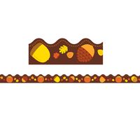 Carson Dellosa - Acorns & Pumpkins Scalloped Borders, Fall Classroom Décor, 13 Strips