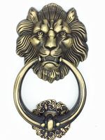 UniDecor Large Antique Lion Door Knocker Lion Head Door Handle