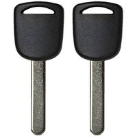 qualitykeylessplus Two Replacement Transponder Chip Keys HO03PT for Honda/Acura Vehicles with Free KEYTAG
