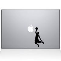 The Decal Guru Slam Dunk MacBook Decal Vinyl Sticker - 13" MacBook Pro (2015 & Older) - Black (1173-MAC-13P-BLA)