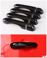 Dwindish Black 8 Pcs Charme ABS Car Side Door Handle Frame Cover Trim for Jeep Renegade 2015 Up