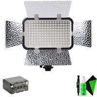 GODOX LED170 Video Light (with Barndoor) + Professional Cleaning Kit