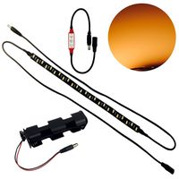 Candlelight LED flex 1775 Kelvin high CRI 93 candle light spectrum 12 volts DC 4 watts with flame flicker effects control strip for props scenery theatrical filmmaking and video