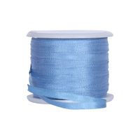 Threadart 100% Pure Silk Ribbon - 2mm Med Blue - No. 585-3 Sizes - 50 Colors