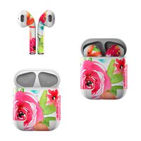 Skin Decals for Apple AirPods - Floral Pop - Sticker Wrap Fits 1st and 2nd Generation