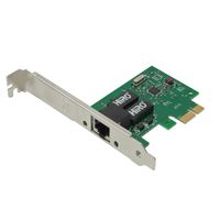 HiRO H50303 10/100/1000 Internal PCI Express PCIe PCI-E x1 Gigabit Ethernet Card Windows 10 8.1 8 32-bit 64-bit Driverless Installation Plug n Play Built in Driver Windows 7 Server 2012 2008 R2 2003